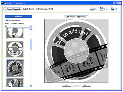 Movie Reel Template Movie Reel Template