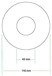 standard CD image dimensions