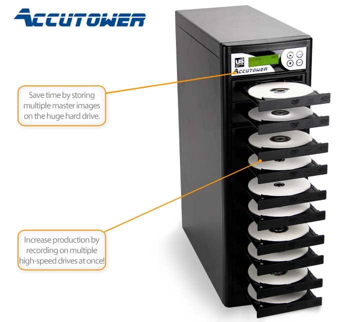 Disc Duplicator Tower at Esteban Roder blog