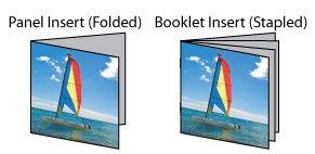 insert panels vs booklet insert