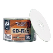 
USDM Pro CD-R White Inkjet Printable 52X