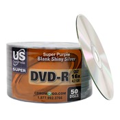 
USDM Super Purple DVD-R Silver Top 16X