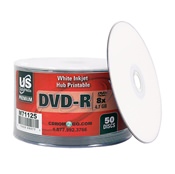
USDM Premium DVD-R White Inkjet Hub Printable 8X