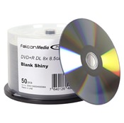 
Falcon Media Pro DVD+R DL Silver Top 8X