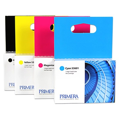 Primera Bravo 4100 Series CMYK Ink Cartridge Set 53606
