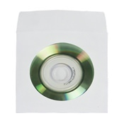 
USDM Paper Mini CD/DVD Sleeve w/ Window & Flap