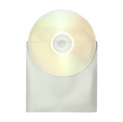 
USDM Poly Plastic CD Sleeve w/ Flap