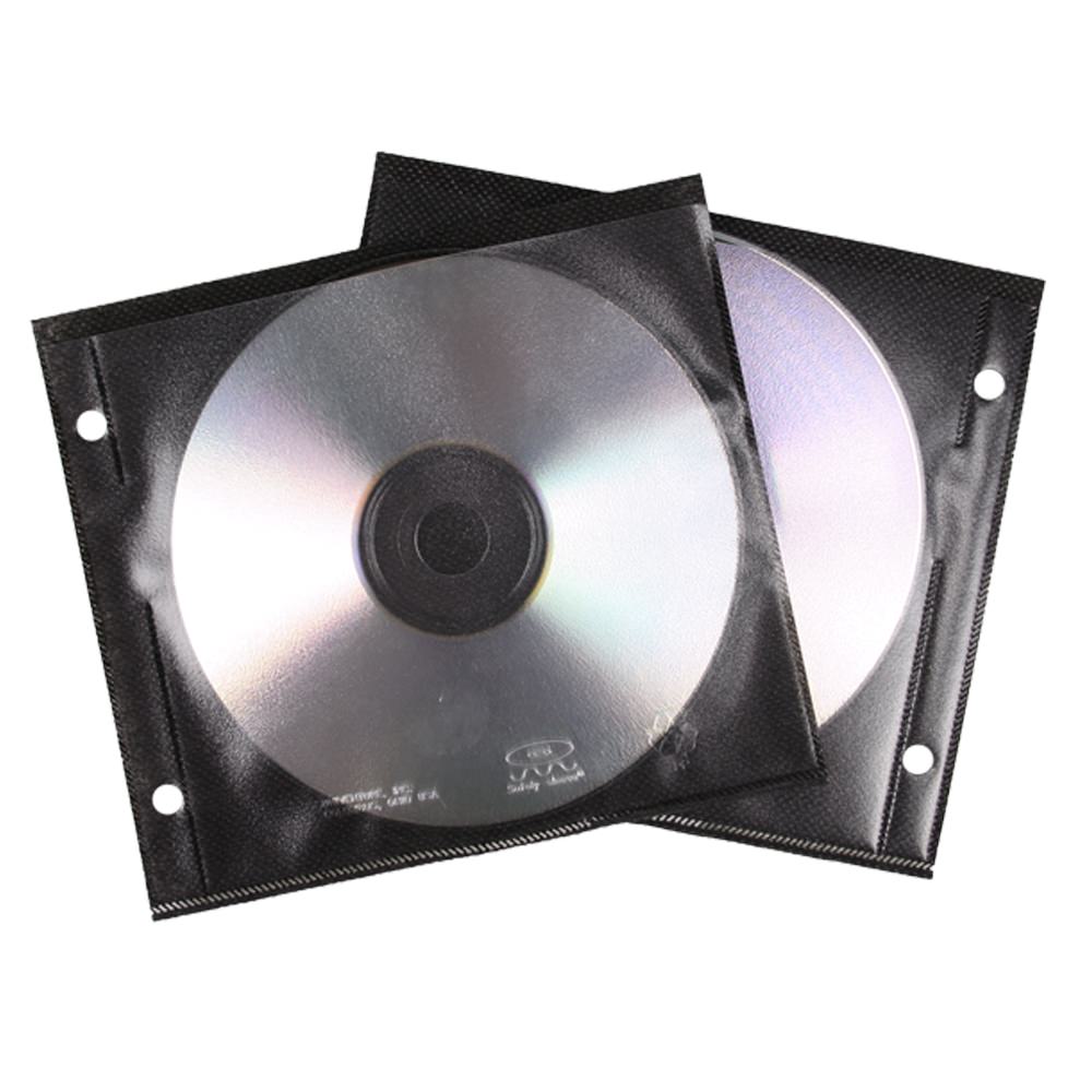 CD Binder Sleeves Poly 2 Ring 2 Disc Unikeep CDROM2GO