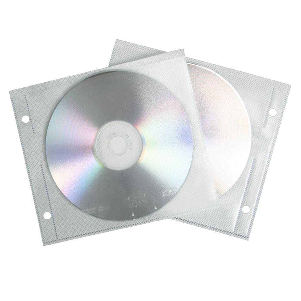 CD Binder Sleeves Poly 2 Ring 2 Disc Unikeep CDROM2GO