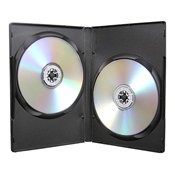 
USDM DVD Case Double Disc Black