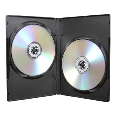 USDM DVD Case Double Disc Black
