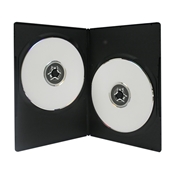 
USDM Slim DVD Case Double Disc 7mm Black