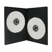 
USDM Thin DVD Case Double Disc 7mm Black