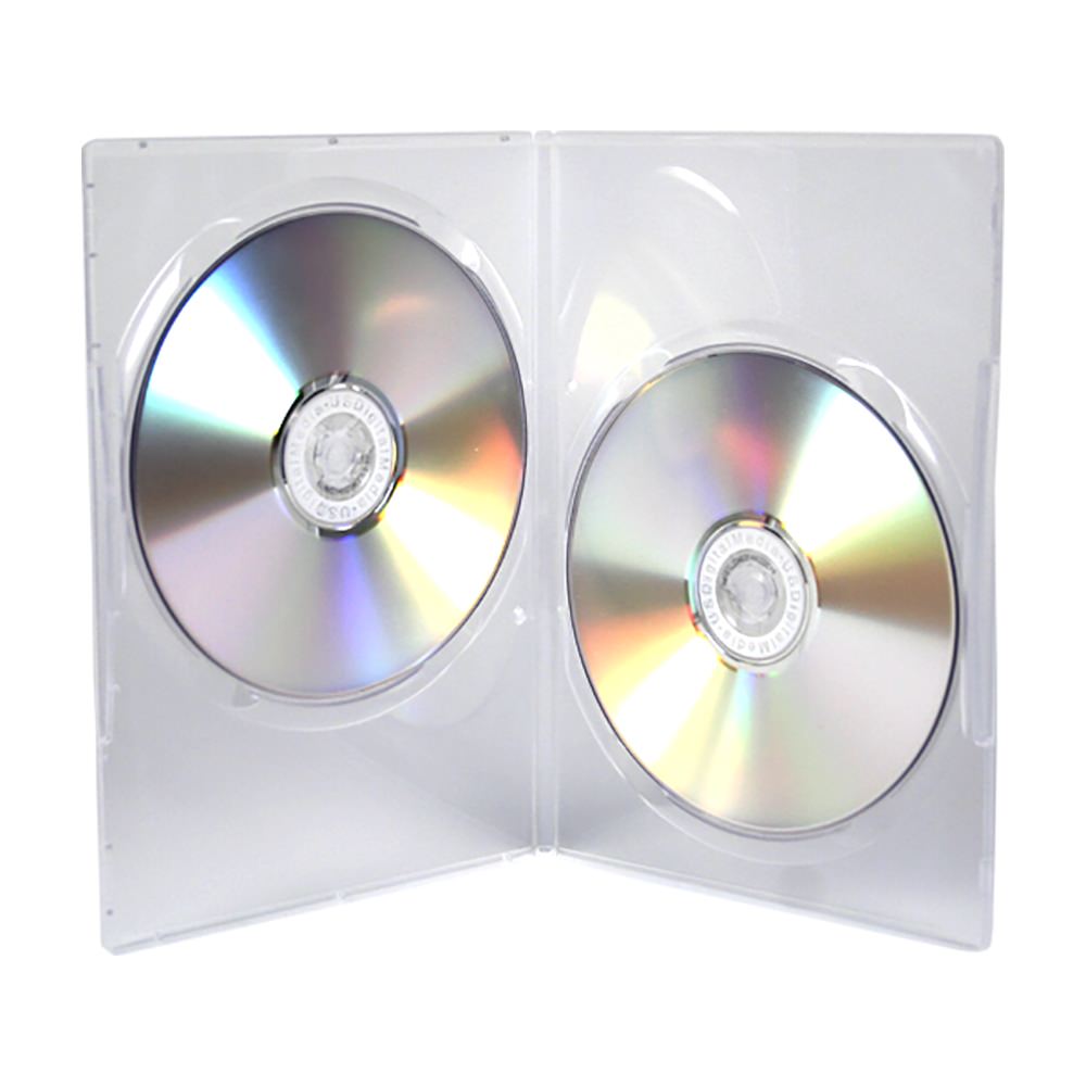 Boîtier 2 CD/DVD, double standard