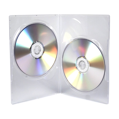 USDM Slim DVD Case Double Disc Ultra Clear
