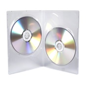 
USDM Thin DVD Case Double Disc Ultra Clear
