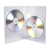 
USDM Thin DVD Case Double Disc Ultra Clear