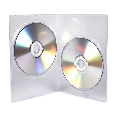 USDM Thin DVD Case Double Disc Ultra Clear
