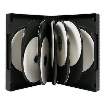 USDM DVD Case Twelve Disc Black
