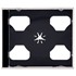 USDM Double CD Jewel Case - Black Tray
