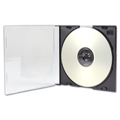 
USDM Slim Jewel Case Single Disc Black Tray