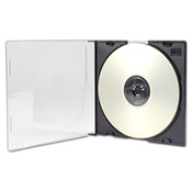 
USDM Slim Jewel Case Single Disc Black Tray