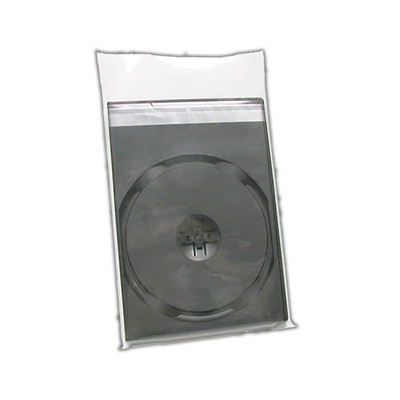 USDM DVD Case Clear Plastic Bag w/ Seal Strip
