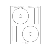 
USDM 4 in 1 Full Size CD Labels 22mm 2 Up