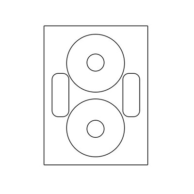 Neato Compatible CD Labels 2 Up
