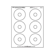 
USDM 4 in 1 Mini CD Labels 22mm 6 Up