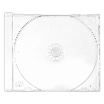 USDM Unassembled Jewel Case Tray Single Disc Clear
