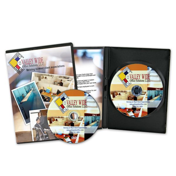 CD Duplication Custom DVD Cases Double 8 Panel Insert CDROM2GO