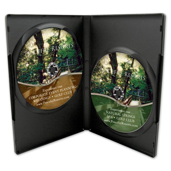 Custom DVD Cases Double Blank CDROM2GO