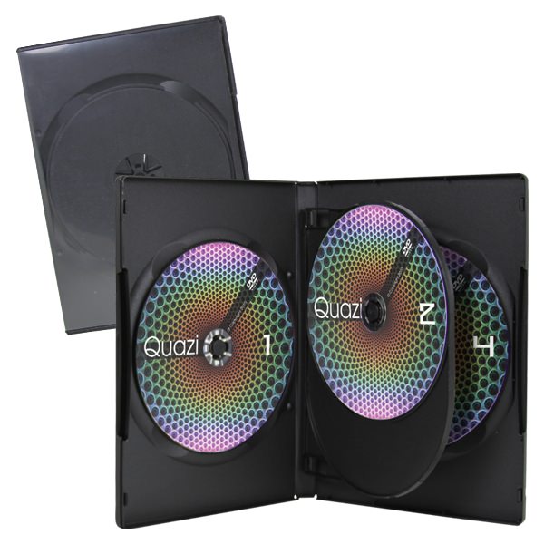 Custom DVD Cases Quad Blank CDROM2GO