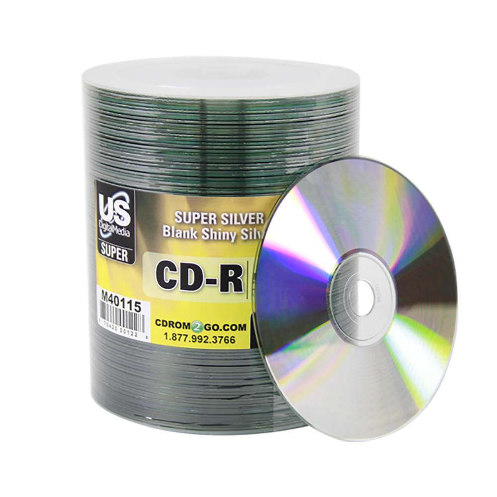 Blank Cd-R No Printing Shiny Silver, blank cd-r 52x, CD-R Shiny Silver top,  blank cd-r no printing - Taiwan blank cd-r 52x, CD-R Shiny Silver top, cd-r  full print in Blank CDs