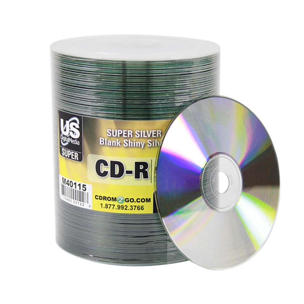 CD R 52X Blank USDM Super Silver CDROM2GO