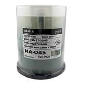 
MAM-A Silver Line 52x White Inkjet CD-R (MA-045)