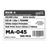 MAM-A Silver Line 52x White Inkjet CD-R (MA-045)
