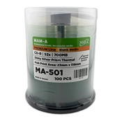 
MAM-A Premium 52x Shiny Silver Prism Thermal CD-R (MA-501)