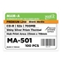 MAM-A Premium 52x Shiny Silver Prism Thermal CD-R (MA-501)
