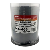 
MAM-A Premium Dual Layer 8x Smart-White Inkjet DVD+R DL (MA-466)
